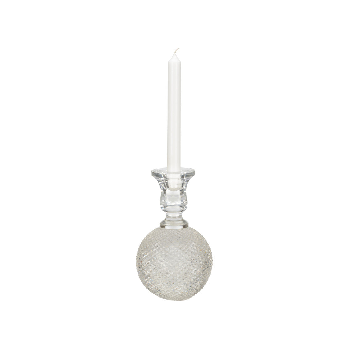 Chelsea House Glass Round Candleholder