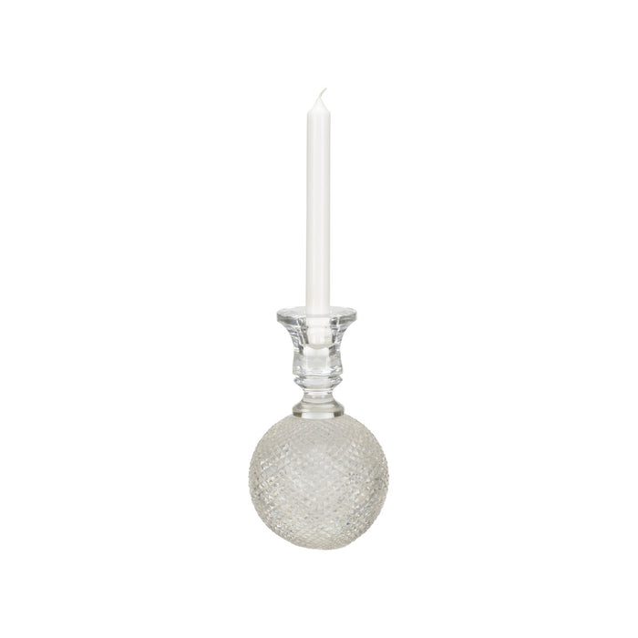 Chelsea House Glass Round Candleholder