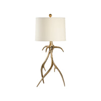 Wildwood Antler Hall Lamp - Brass