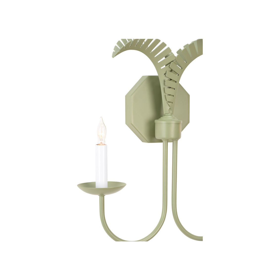 Wildwood Petite Palm Sconce - Green