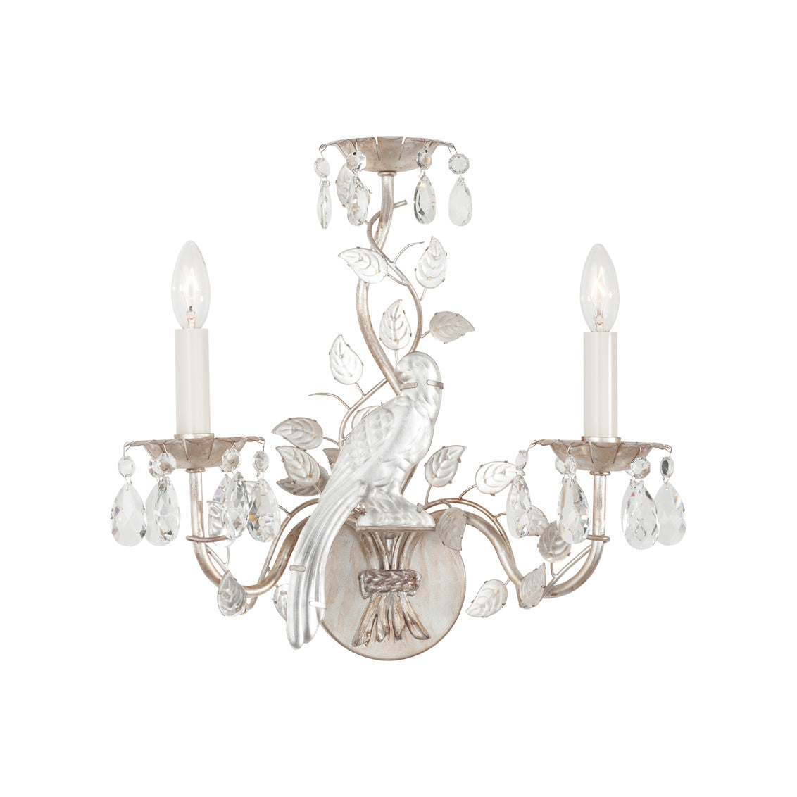 Chelsea House Crystal Bird Sconce - Left