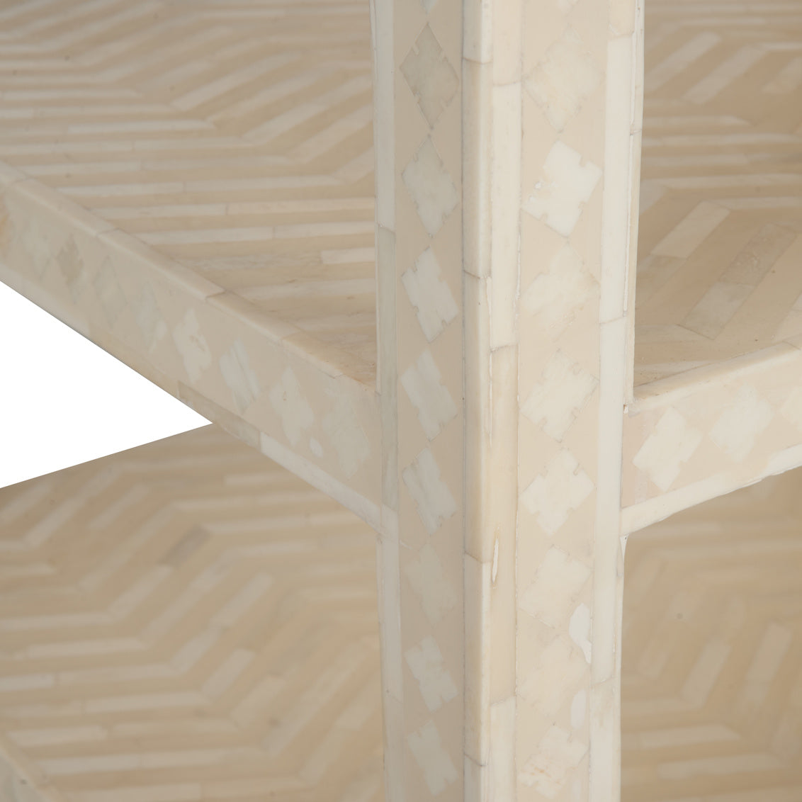 Chelsea House Leaf Inlay Side Table