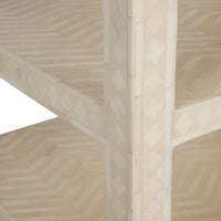 Chelsea House Leaf Inlay Side Table
