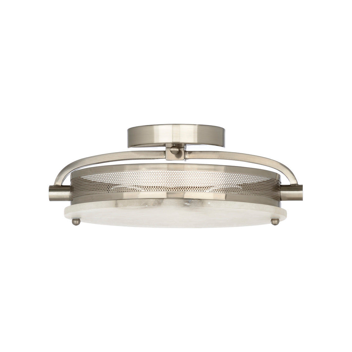 Wildwood Moon Flush Mount - Nickel