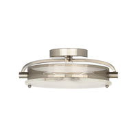 Wildwood Moon Flush Mount - Nickel