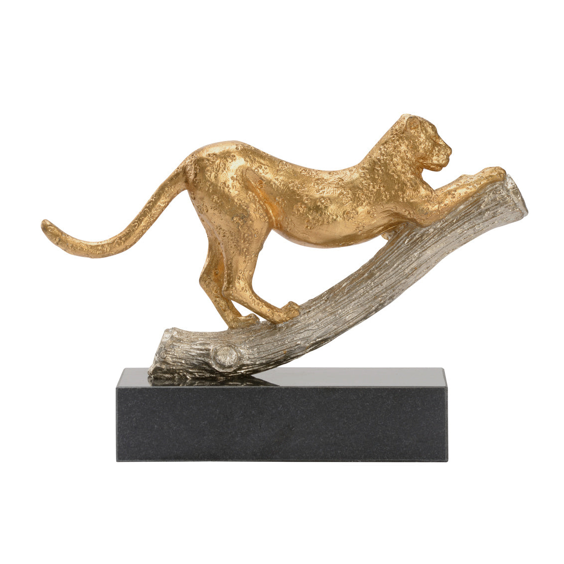 Wildwood Leopard On The Hunt - Gold