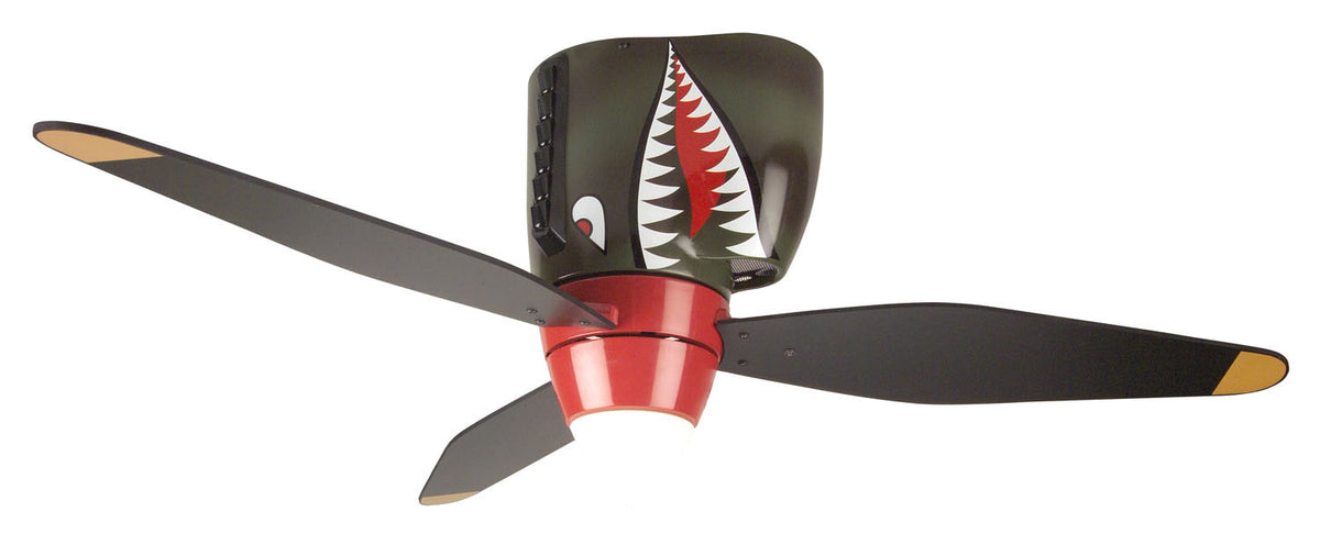 Craftmade - WB348TS3 - 48" Ceiling Fan - WarPlanes - WarPlanes Tiger Shark