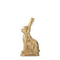 Design Shop 14 Inch Resin Gold Foil Resin Easter Bunny