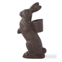 Design Shop 34.25 Inch Resin Chocolate Bunny w/Open Basket Backpack