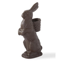 Design Shop 34.25 Inch Resin Chocolate Bunny w/Open Basket Backpack