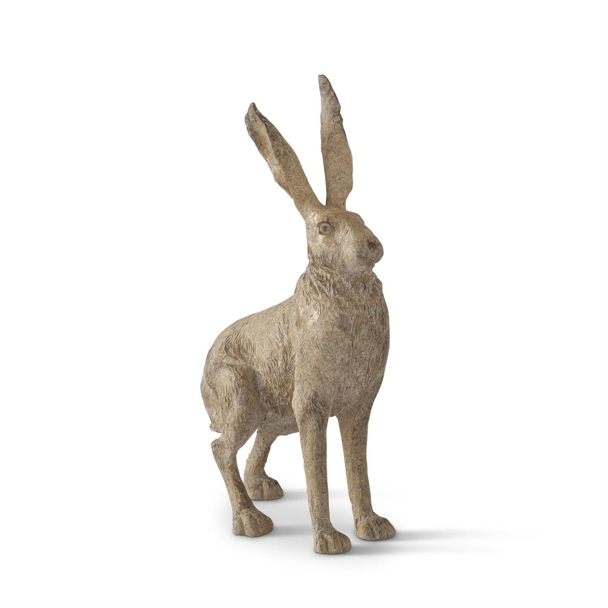 Design Shop 20.75 Inch Weathered Gold Speckled Resin Garden Rabbit