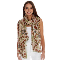 Design Shop Floral Arch Print Scarf - Viscose/Modal