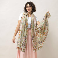 Design Shop Floral Arch Print Scarf - Viscose/Modal