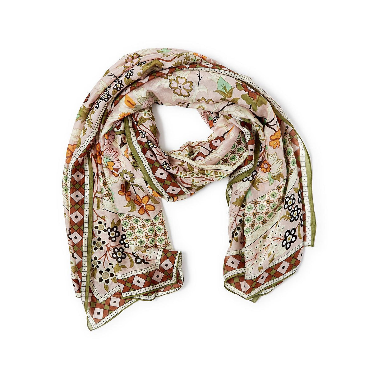 Design Shop Floral Arch Print Scarf - Viscose/Modal