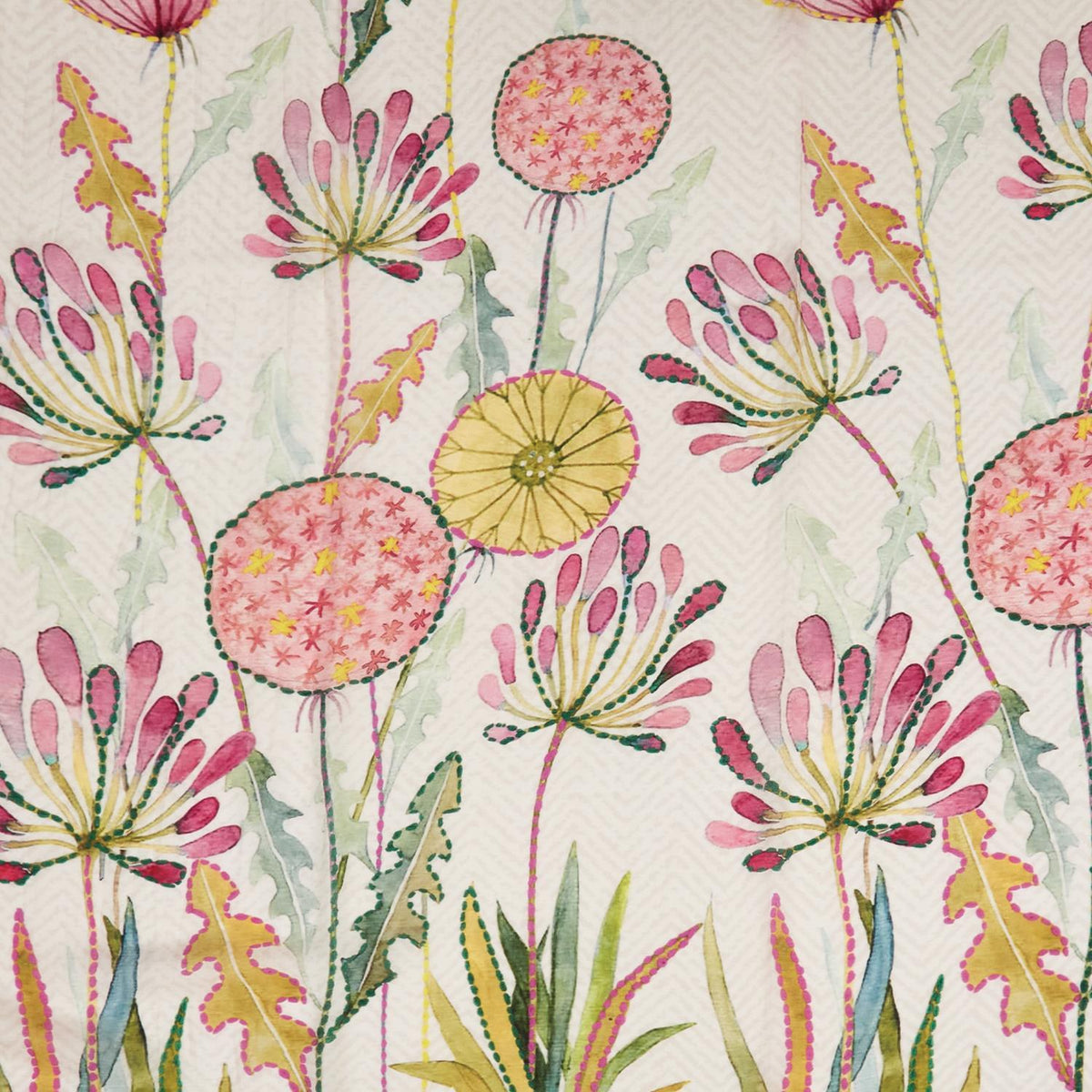 Design Shop Pop Flowers Pink Scarf - Viscose/Modal