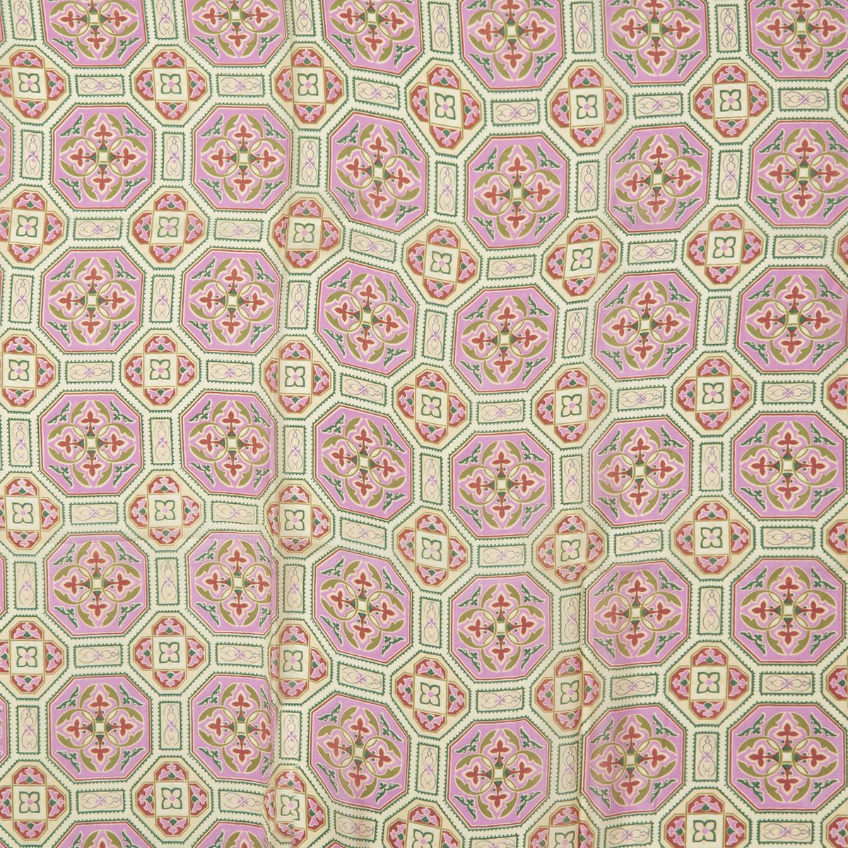 Design Shop Vintage Tiles Pink Scarf - Viscose/Modal