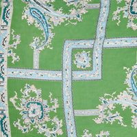 Design Shop Handkerchief Print Green Short Kimono