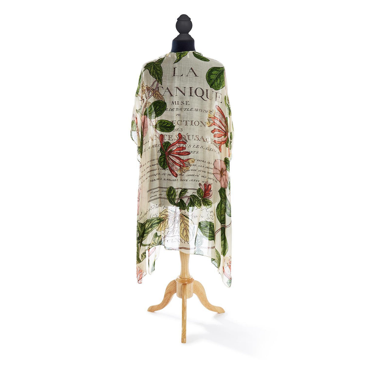 Design Shop Honeysuckle Print Long Kimono - Viscose/Modal