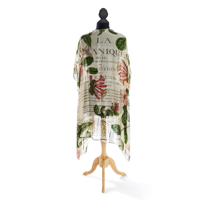 Design Shop Honeysuckle Print Long Kimono - Viscose/Modal