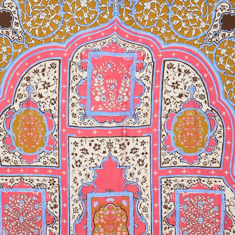 Design Shop Indian Summer Pink Long Kimono - Viscose/Modal