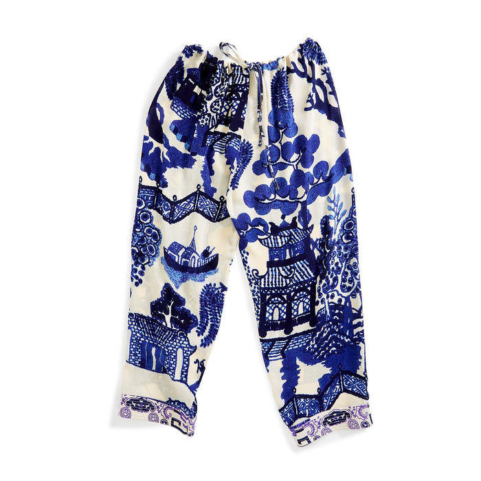 Design Shop Giant Willow Pajama Pants W/Drawstring One Size Fits Most