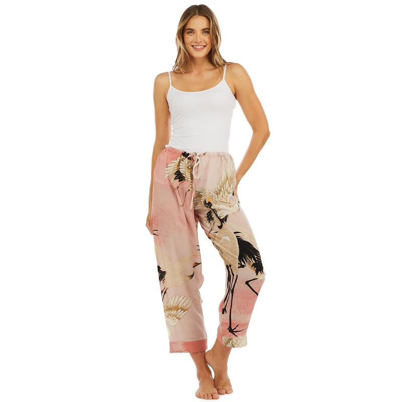 Design Shop Pink Heron Lounge Pant