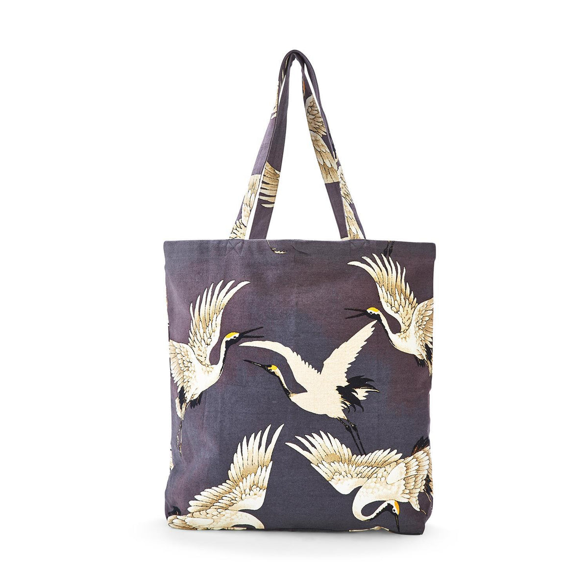 Design Shop Set of 3 Heron Tote Bags - Cotton Canvas