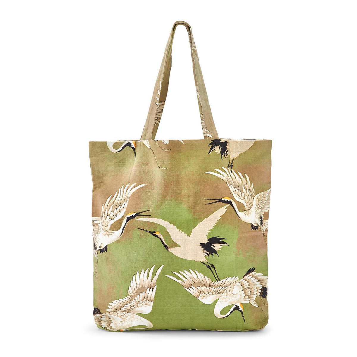 Design Shop Set of 3 Heron Tote Bags - Cotton Canvas