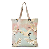Design Shop Set of 3 Heron Tote Bags - Cotton Canvas