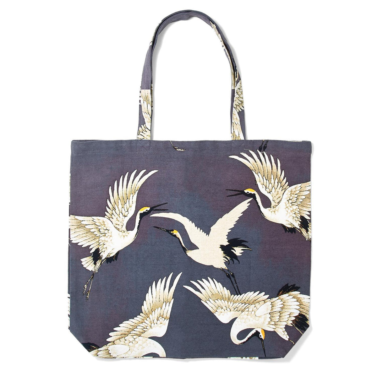 Design Shop Set of 3 Heron Tote Bags - Cotton Canvas