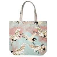 Design Shop Set of 3 Heron Tote Bags - Cotton Canvas