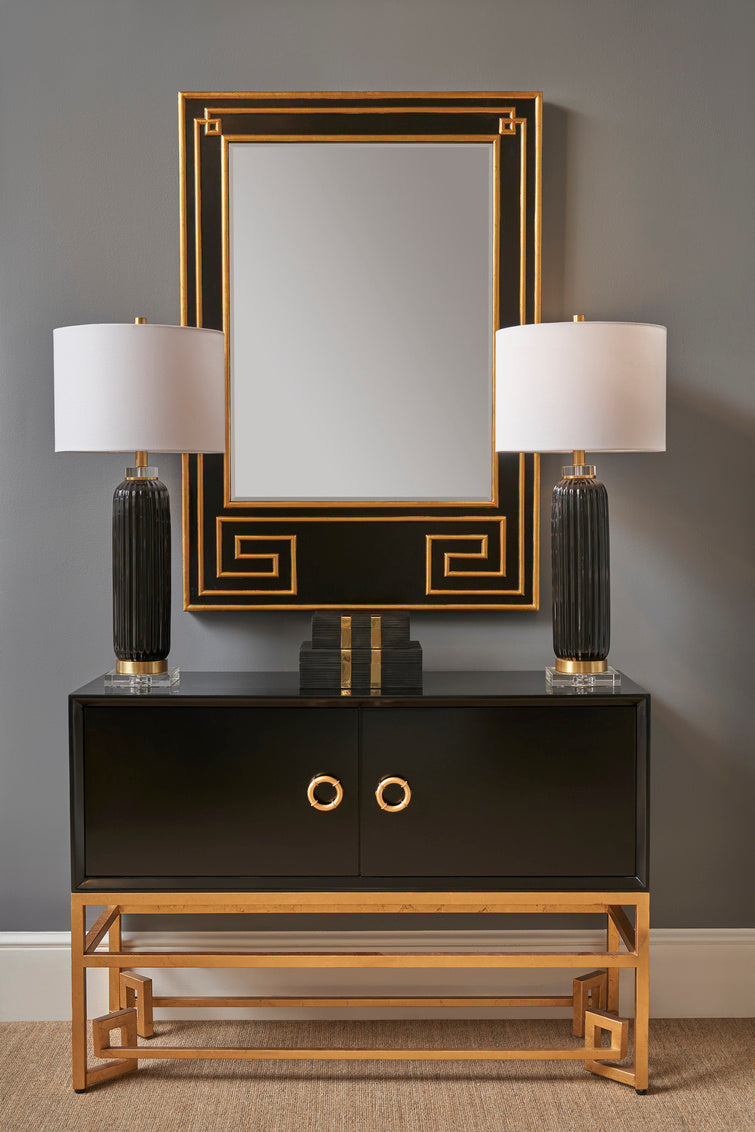 Chelsea House Samuel Ceramic Lamp - Black