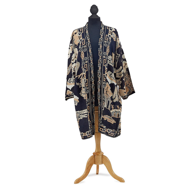 Design Shop Giant Willow Black Cardigan - Viscose/Modal