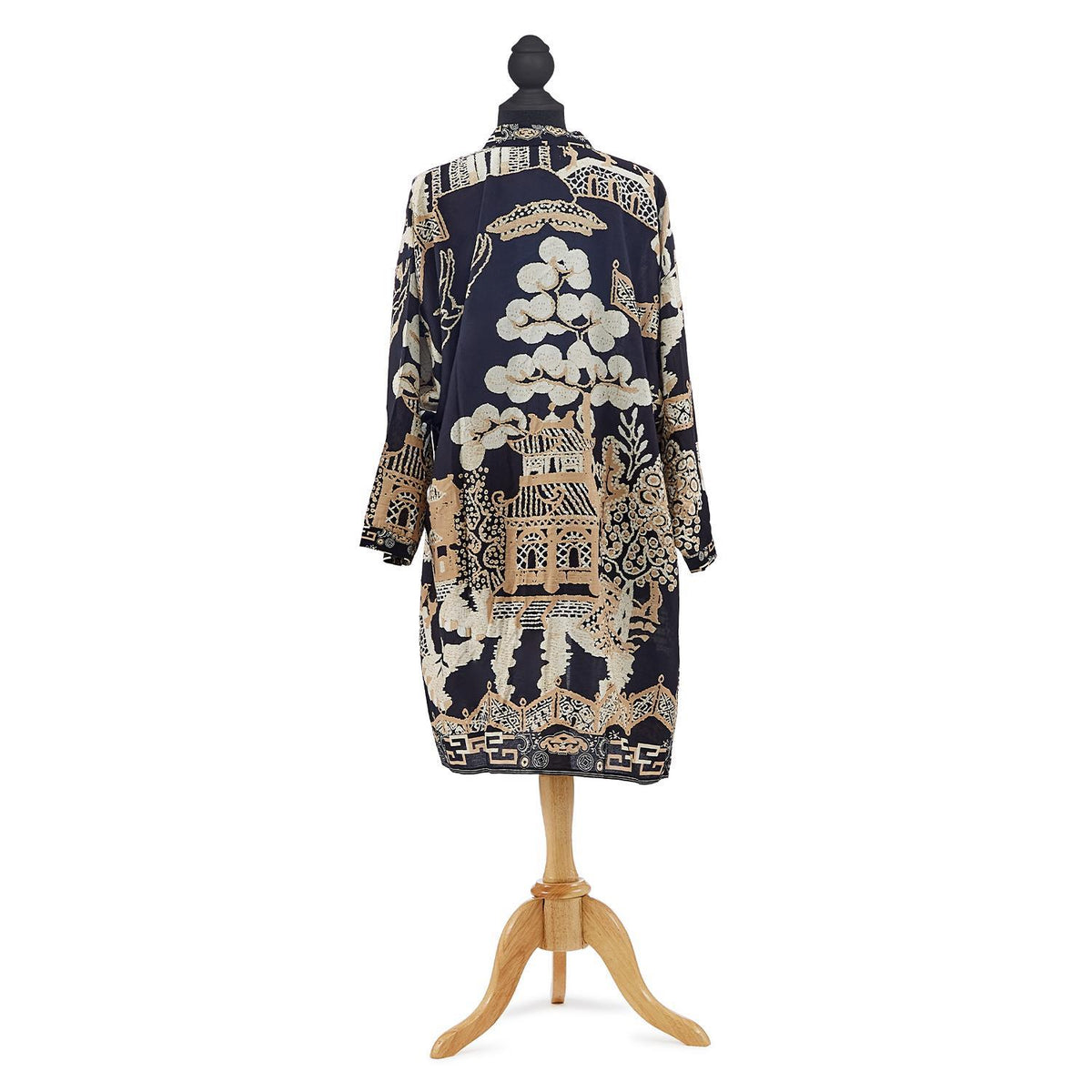 Design Shop Giant Willow Black Cardigan - Viscose/Modal