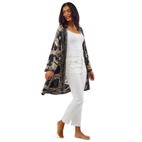 Design Shop Giant Willow Black Cardigan - Viscose/Modal