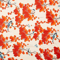 Design Shop Blossom Branch Print Red Cardigan - Viscose/Modal