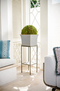 Chelsea House Morrow Tole Planter - Gray