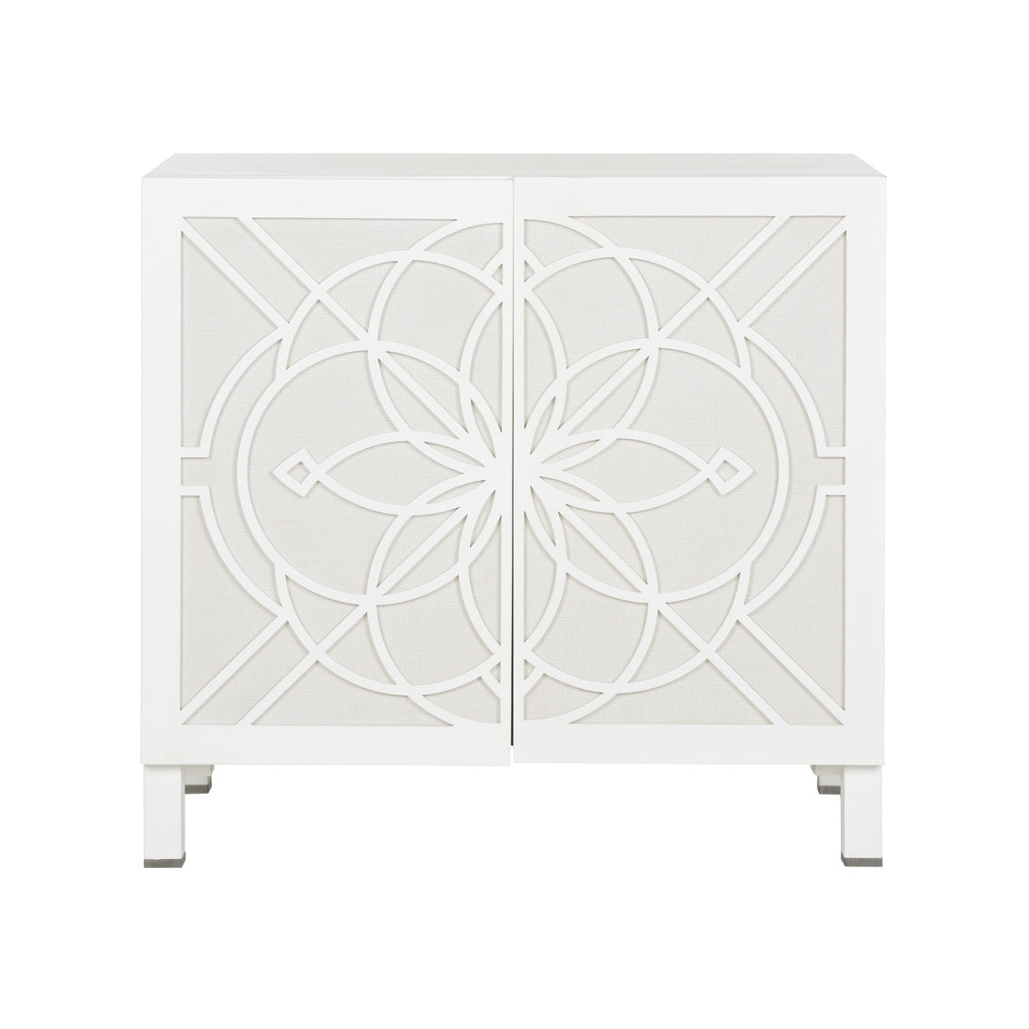 Chelsea House Flower of Life Cabinet - White