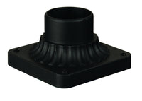Craftmade - Z200-TB - Post Adapter Base - Post Adapter Cast - Textured Black