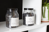 Design Shop Black River Stones Small, 4.5" X 6.5".