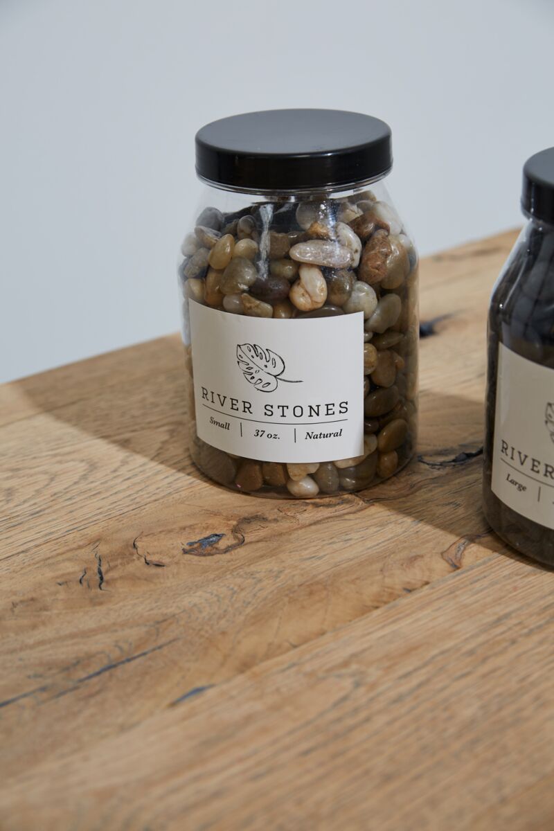 Design Shop Natural River Stones Small, 4.5" X 6.5".
