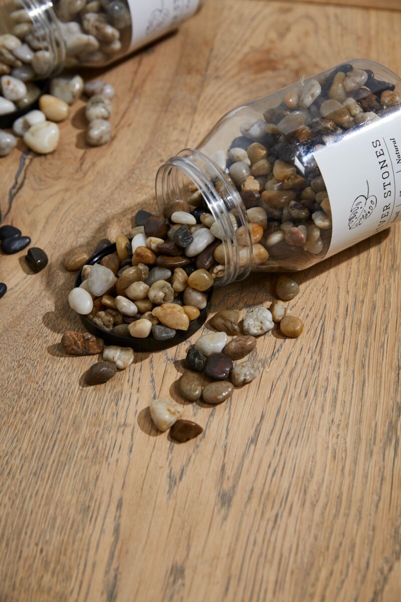 Design Shop Natural River Stones Small, 4.5" X 6.5".
