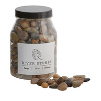 Design Shop Natural River Stones Large, 4.5" X 6.5".