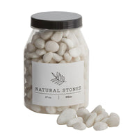 Design Shop White Natural Stones, 4.5" X 6.5".