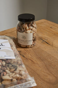 Design Shop Tan Natural Stones, 4.5" X 6.5".