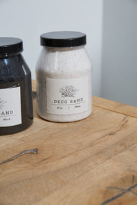Design Shop White Deco Sand, 4.5" X 6.5".
