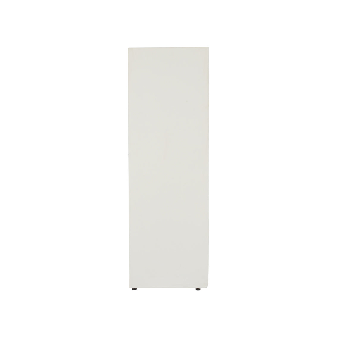 White refrigerator on a white background