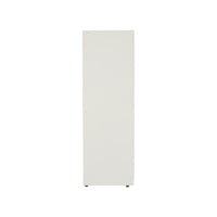 White refrigerator on a white background