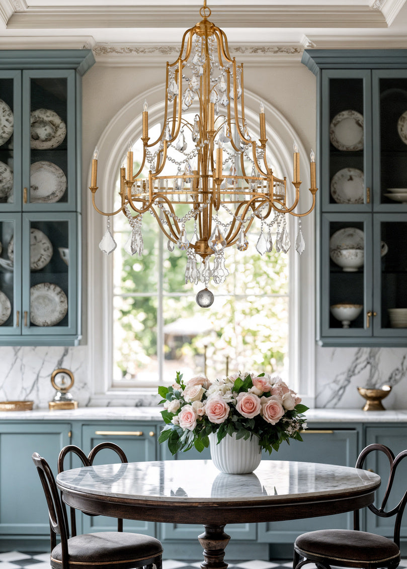 Wildwood Buckhead Large Chandelier - Gold
