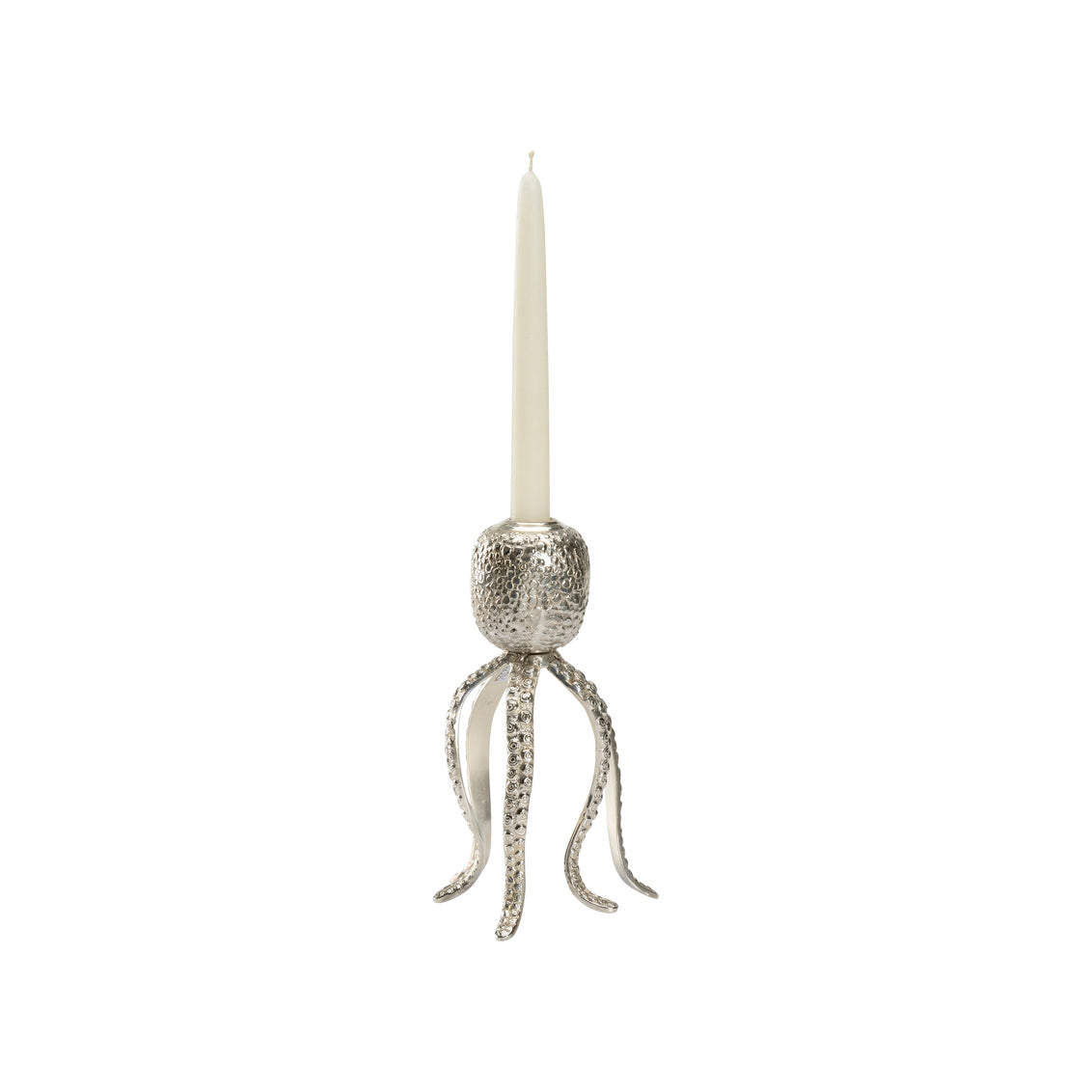 Wildwood Pacific Octopus Candleholder - Nickel